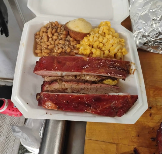 Cracker Platter w/2 sides & Homemade sweet cornbread
