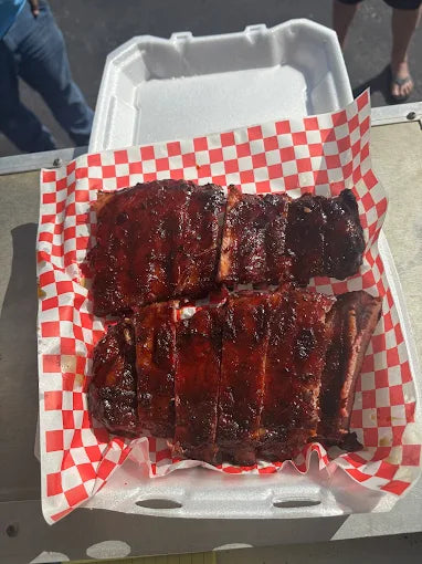 Baby back pork ribs (10 rib rack) - Full $30-Half $16